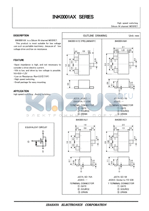 INK0001AU1 datasheet - Silicon N-channel MOSFET