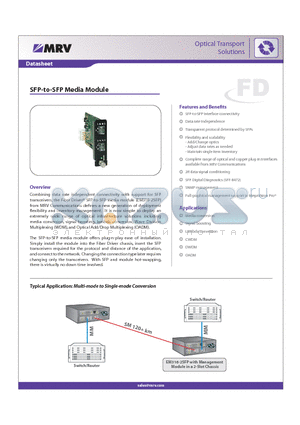 EM316-2SFP datasheet - Optical Transport Solutions