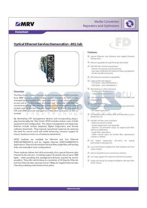 EM316EFRMAHSH-5 datasheet - Optical Ethernet Services Demarcation - 802.3ah