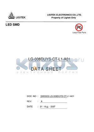 LG-008DUYS-CT-L1-A01 datasheet - LED SMD