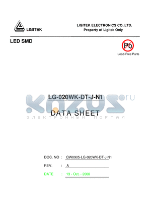 LG-020WK-DT-J-N1 datasheet - LED SMD