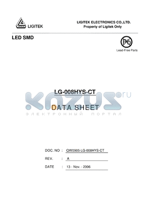 LG-008HYS-CT datasheet - LED SMD