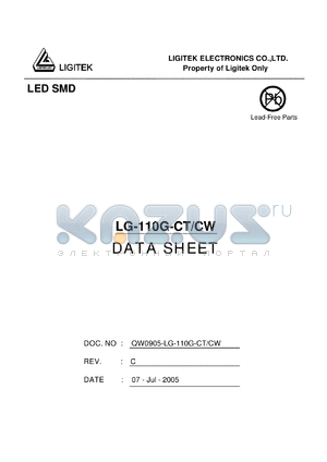 LG-110G-CT-CW datasheet - LED SMD