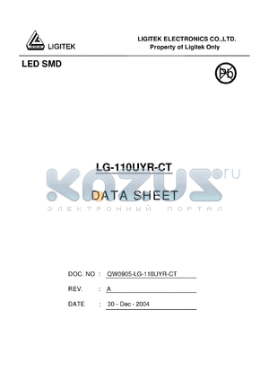 LG-110UYR-CT datasheet - LED SMD