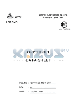 LG-110HY-CT-T datasheet - LED SMD