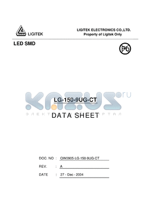 LG-150-9UG-CT datasheet - LED SMD