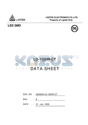 LG-150HR-CT datasheet - LED SMD