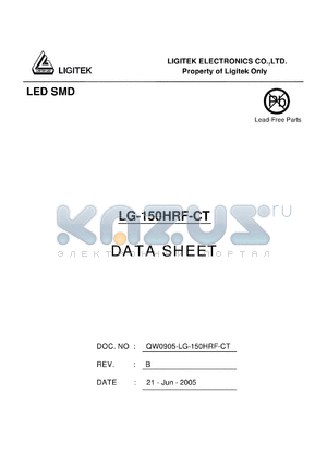 LG-150HRF-CT datasheet - LED SMD