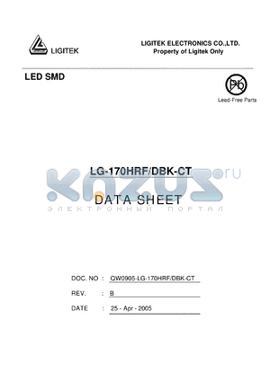 LG-170HRF-DBK-CT datasheet - LED SMD
