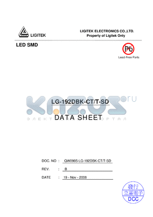LG-192DBK-CT-T-SD datasheet - LED SMD