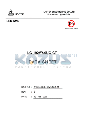 LG-192VY-9UG-CT datasheet - LED SMD
