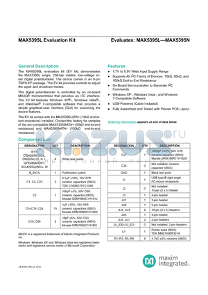 MAX5395LEVKIT datasheet - 1.7V to 5.5V Wide Input Supply Range