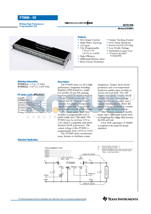 PT8002N datasheet - 60 Amp High-Performance Programmable ISR