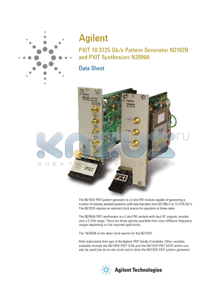 N2102B datasheet - Pattern Generator