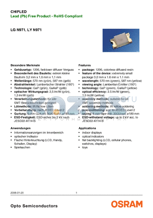 LGN971 datasheet - Lead (Pb) Free Product - RoHS Compliant