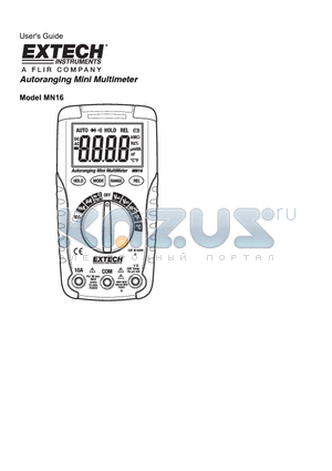 MN16 datasheet - Autoranging Mini Multimeter