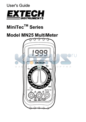 MN25 datasheet - MultiMeter