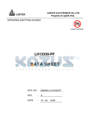 LH13330-PF datasheet - INFRARED EMITTING DIODES