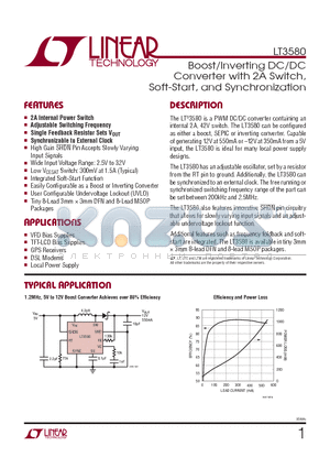 LTDCJ datasheet - Boost/Inverting DC/DC Converter with 2A Switch, Soft-Start, and Synchronization