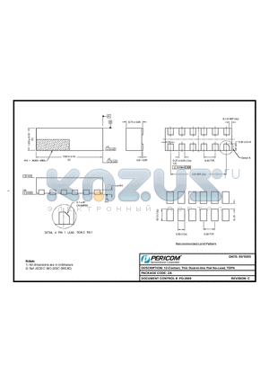 MO-229C datasheet - 12-Contact, Thin Dual-in-line Flat No-Lead, TDFN