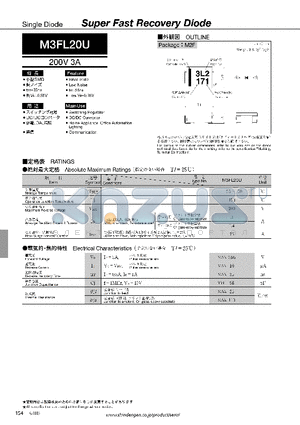 M3FL20U datasheet - Super Fast Recovery Diode