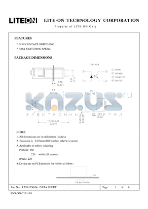 LTH-1550-06 datasheet - Property of LITE-ON Only