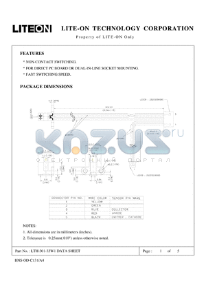 LTH-301-33W1 datasheet - Property of Lite-On Only