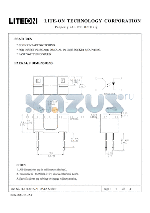 LTH-301A-N datasheet - Property of Lite-On Only