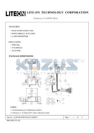 LTH-306-03W46 datasheet - Property of Lite-On Only