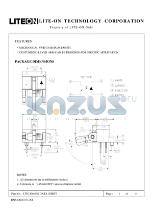 LTH-306-09S datasheet - Property of Lite-On Only