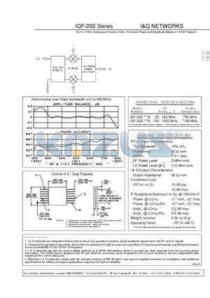 IQF-20E-1000B datasheet - I&Q NETWORKS