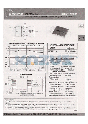 IQF-20F-1200B datasheet - I&Q NETWORKS