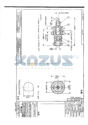 K-3933-MC7 datasheet - MINIATURE BAYOWET BULK RECEPTACLE