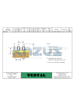 IR200-22-FI datasheet - Bare Radial Jumper Wire