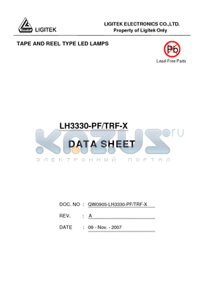 LH3330-PF-TRF-X datasheet - TAPE AND REEL TYPE LED LAMPS