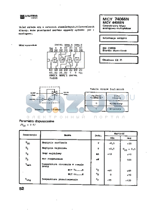 MCY64066N datasheet - SSI CMOS