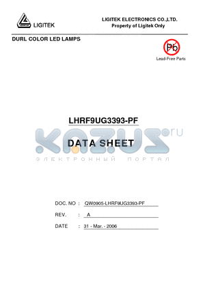 LHRF9UG3393-PF datasheet - DURL COLOR LED LAMPS