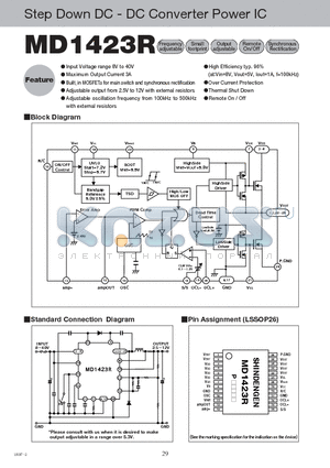 MD1423R datasheet - Step Down DC - DC Converter Power IC