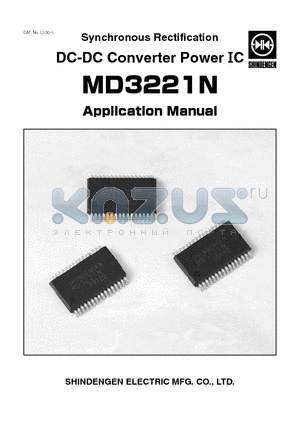 MD3221N datasheet - DC-DC Converter Power IC