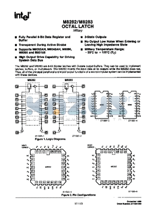 MD8282 datasheet - OCTAL LATCH