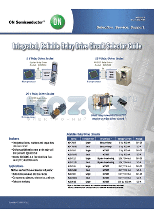 MDC3105_1 datasheet - 5 V Relay Driver Socket