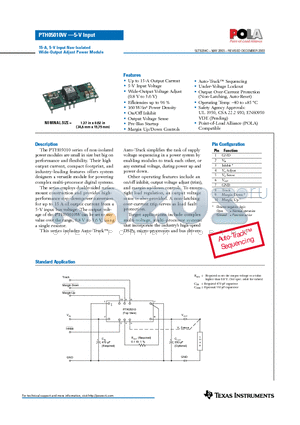 PTH05010WAS datasheet - 15-A, 5-V Input Non-Isolated Wide-Output Adjust Power Module