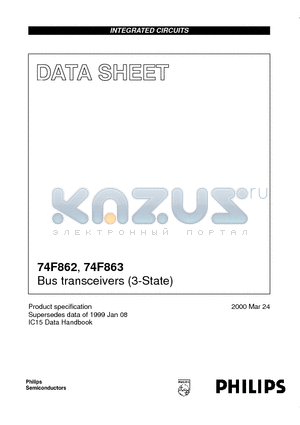 N74F862N datasheet - Bus transceivers 3-State