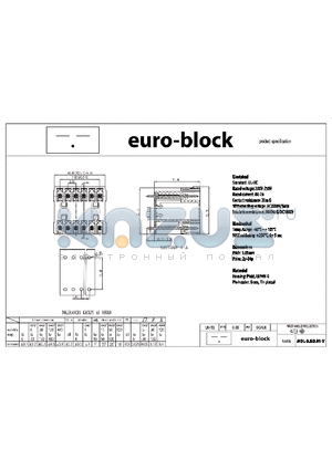 MDL-3.81-V datasheet - Standard : UL - IEC 300V - 250V 8A - 7A