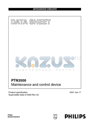 PTN3500 datasheet - Maintenance and control device