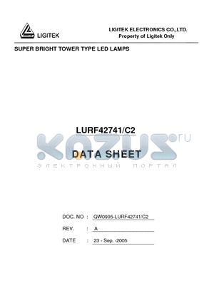 LURF42741-C2 datasheet - SUPER BRIGHT TOWER TYPE LED LAMPS