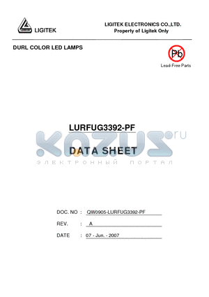LURFUG3392-PF datasheet - DURL COLOR LED LAMPS