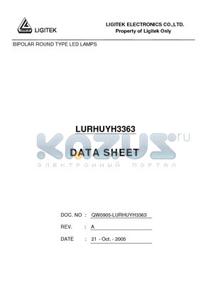 LURHUYH3363 datasheet - BIPOLAR ROUND TYPE LED LAMPS