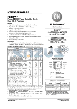 NTMSD2P102LR2_06 datasheet - NTMSD2P102LR2