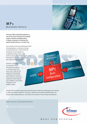 MP1 datasheet - Multimedia Platform